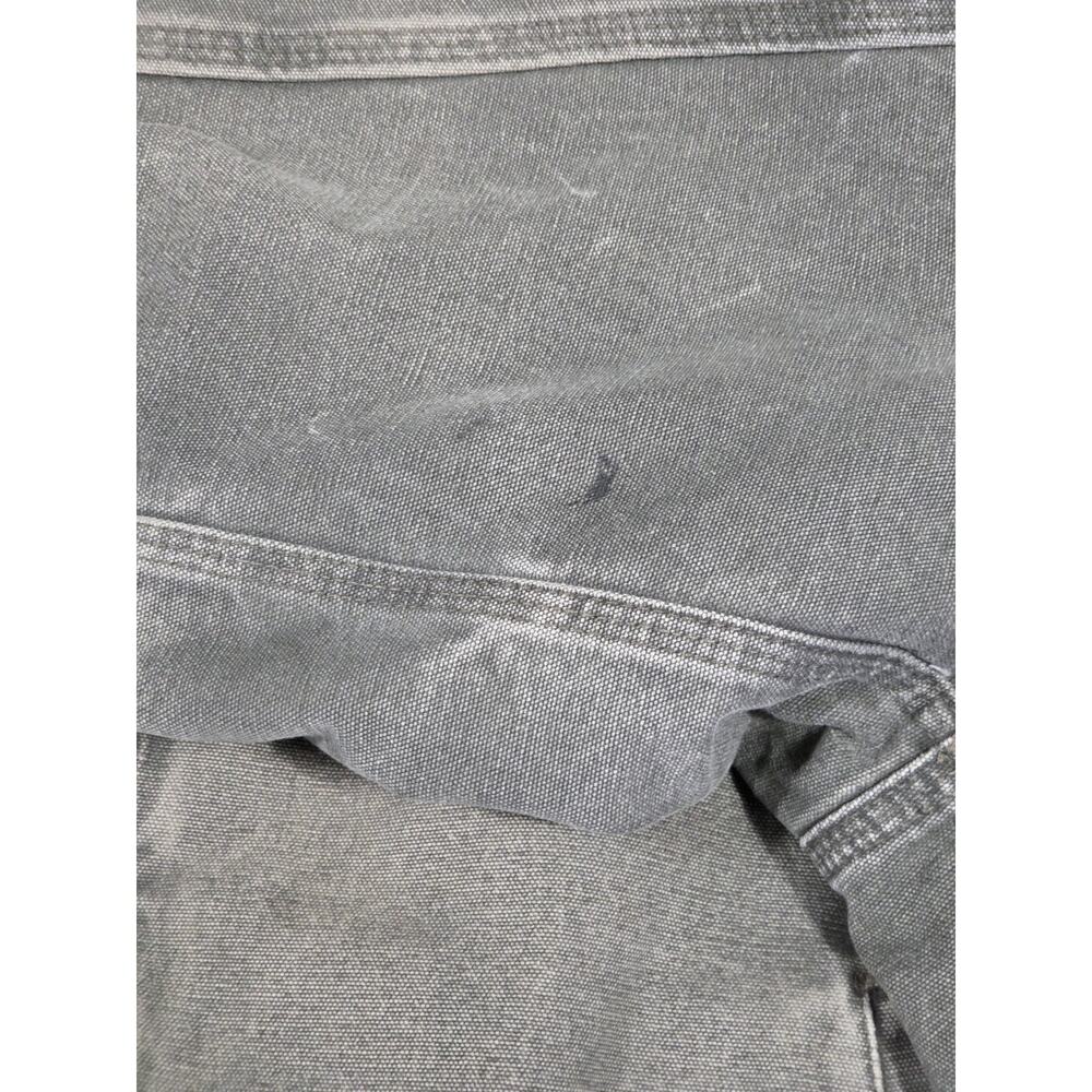 Vtg Carhartt Sante Fe Canvas Jacket J14 MOS Corduroy Collar Y2K Distressed 3XL - Picture 12 of 16